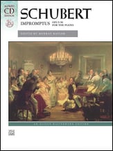 Impromptus Op. 90 piano sheet music cover